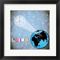 Framed Peace Earth