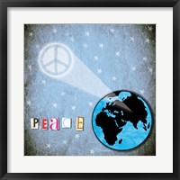 Framed Peace Earth