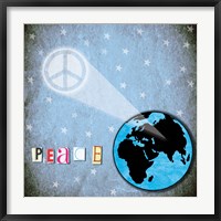 Framed Peace Earth
