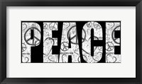 Framed Peace Graffiti