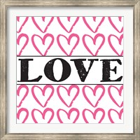 Framed Love - Pink Sharpie
