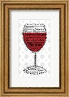 Framed Red Wine 1