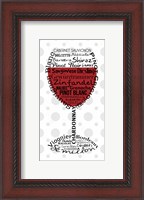 Framed Red Wine 1