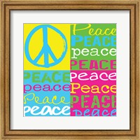 Framed Peace Squares