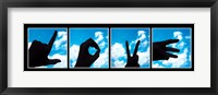 Love Sign Language Framed Print
