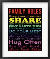 Framed Family Rules 2