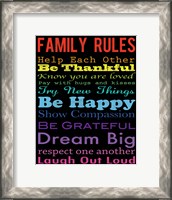 Framed Family Rules 4