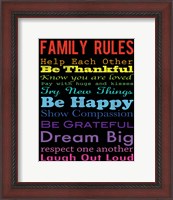 Framed Family Rules 4