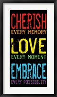 Framed Cherish Love Embrace 2