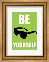Framed Be Yourself - Green