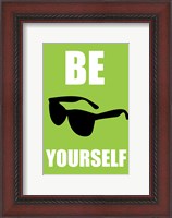 Framed Be Yourself - Green
