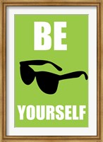 Framed Be Yourself - Green