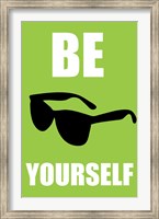 Framed Be Yourself - Green