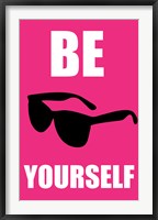 Framed Be Yourself - Pink