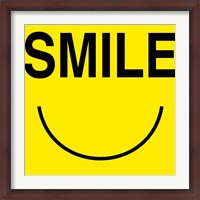 Framed Smile - Yellow