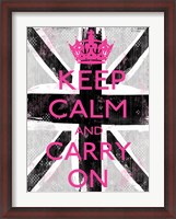 Framed Keep Calm And Carry On 3
