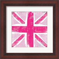 Framed Union Jack Pink