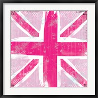 Framed Union Jack Pink