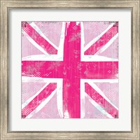 Framed Union Jack Pink