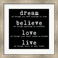Framed Dream Believe Love Live 2