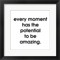 Every Moment 3 Framed Print