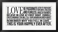 Framed Be Passionate 1