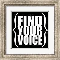 Framed Find Your Voice 4