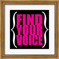 Framed Find Your Voice 5