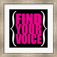 Framed Find Your Voice 5