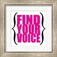 Framed Find Your Voice 7