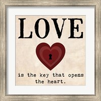 Framed Love is the Key