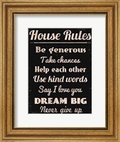 Framed House Rules 2