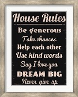Framed House Rules 2