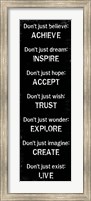 Framed Achieve Inspire Accept 1
