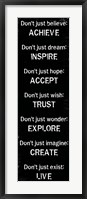 Framed Achieve Inspire Accept 1