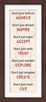 Framed Achieve Inspire Accept 3