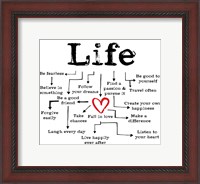 Framed Life Chart 1