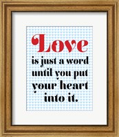 Framed Love is Just A Word 2
