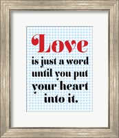 Framed Love is Just A Word 2