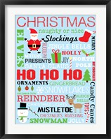 Ho Ho  Ho 3 Framed Print