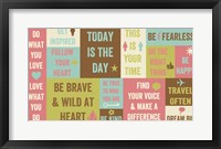 Today Is the Day 18 Framed Print