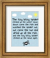 Framed Itsy Bitsy Spider