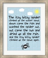 Framed Itsy Bitsy Spider