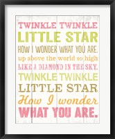 Twinkle Twinkle 1 Framed Print