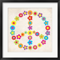 Framed Peace Floral