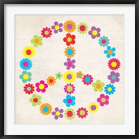 Framed Peace Floral