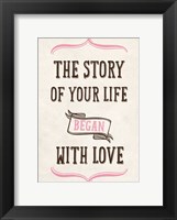 Framed Story of Your Life