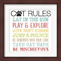 Framed Cat Rules