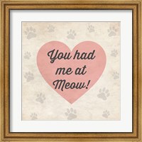 Framed You had Me at Meow!