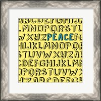 Framed Peace Alphabet